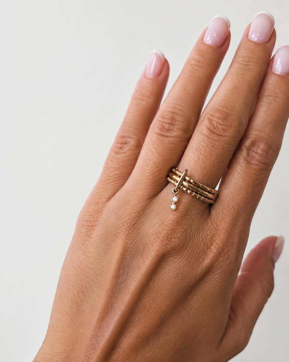 Golden Charm Ring
