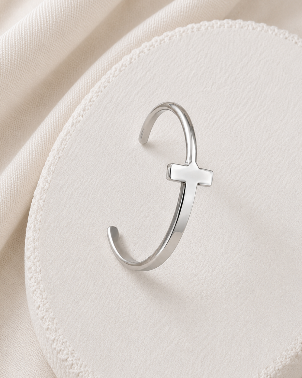 Faith Silver Bracelet