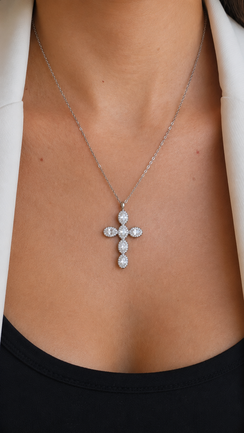 Luce Cross Necklace