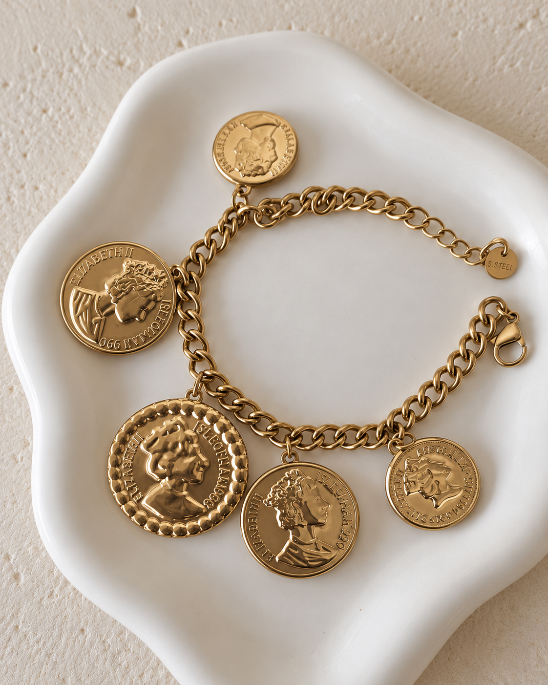 Coin Gold Bracelet