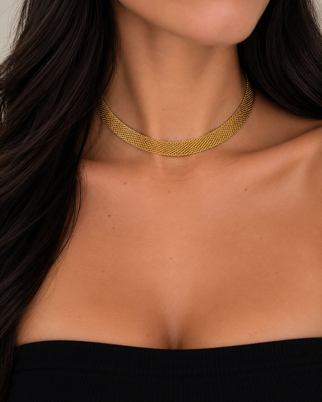 Mesh Χρυσό Choker