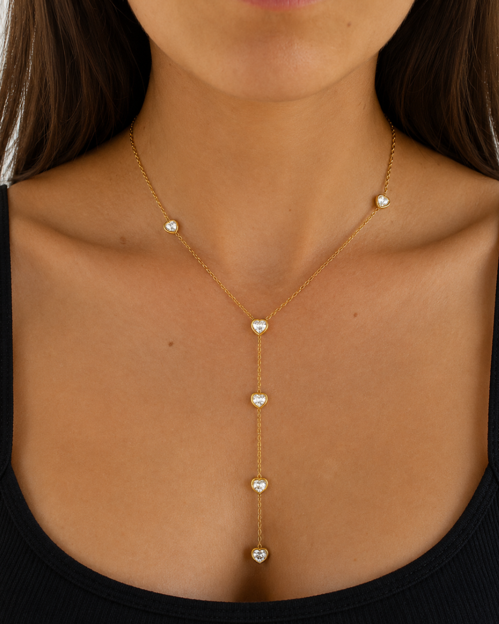 Heart Line Necklace