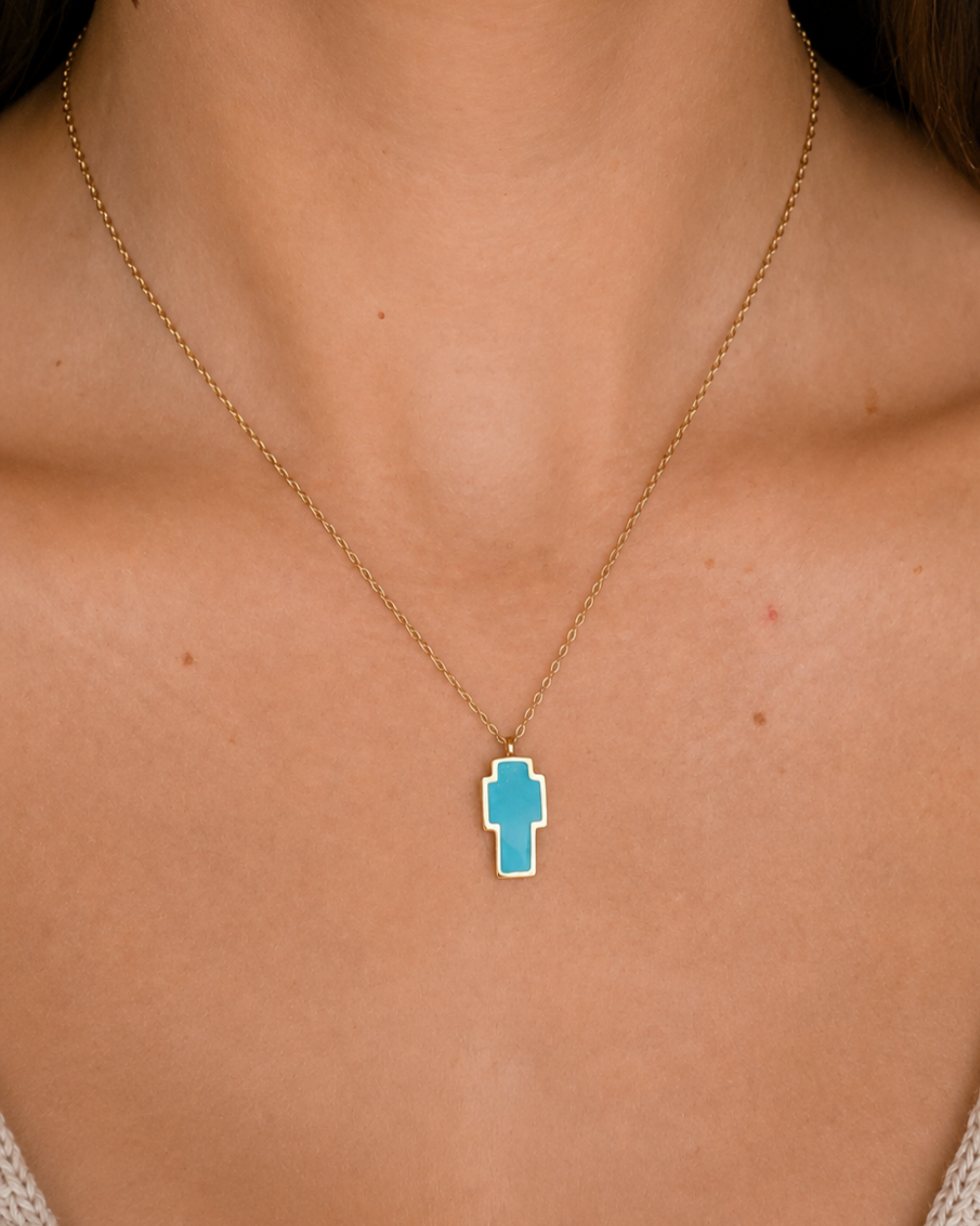 Turquoise Cross
